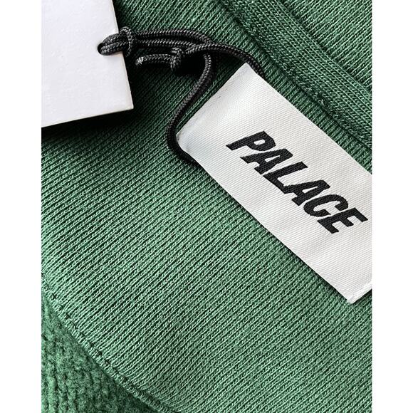 Men’s Palace London Half-Zip Sweatshirt – Forest Green Size Large – NWT - Picture 3 of 6